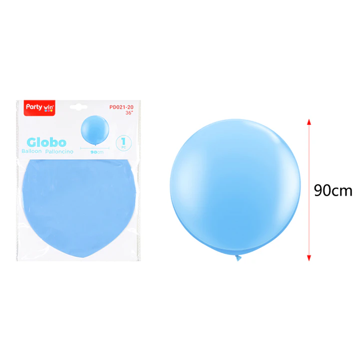 Globo Gigante Pastel Azul 90Cm 1