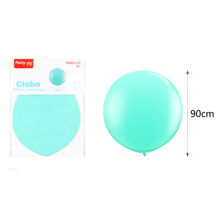 Globo Gigante Pastel Azul Tiffany 90Cm 1