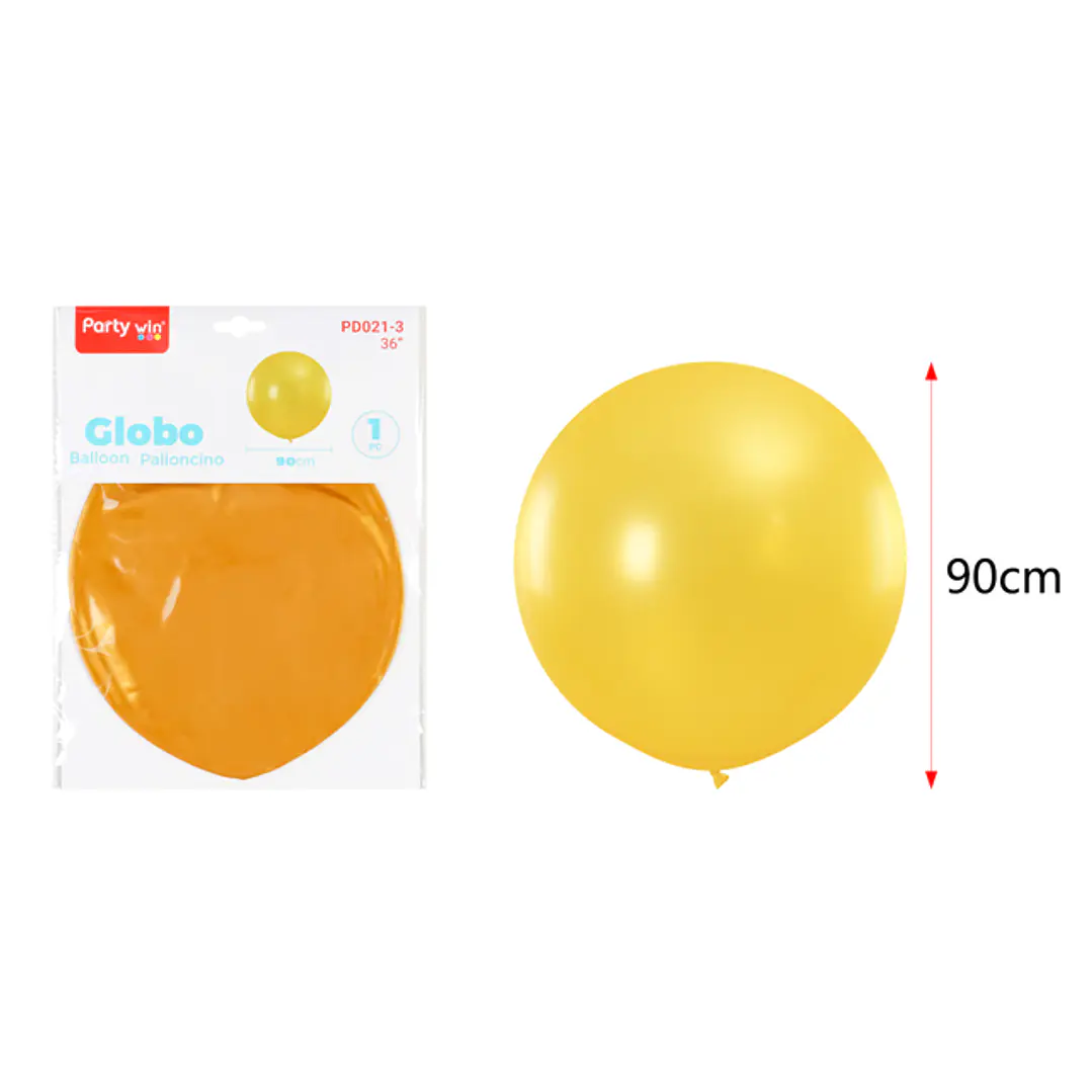 Globo Gigante Perlado Dorado 90Cm 1