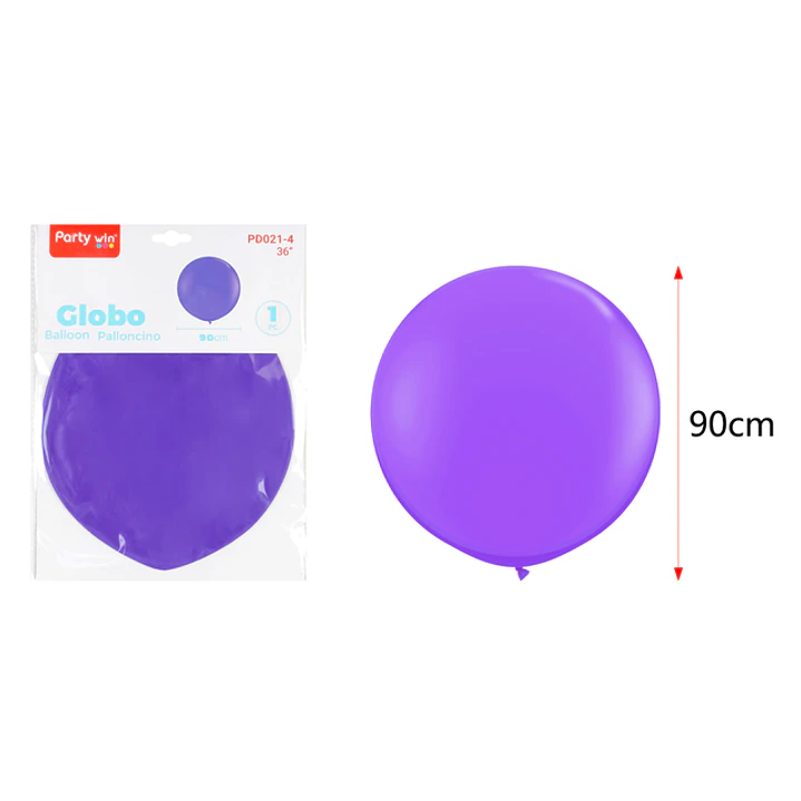Globo Gigante Mate Morado 90Cm 1