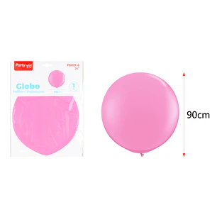 Globo Gigante Mate Rosado 90Cm