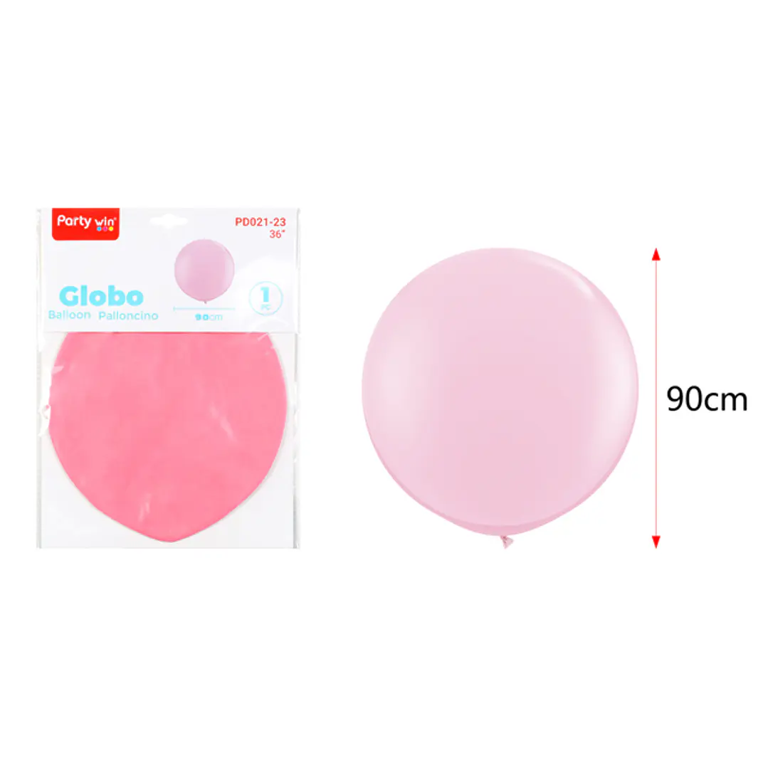 Globo Gigante Pastel Rosado 90Cm 1