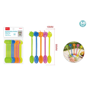 Cucharras Para Postre Surtidos 90Mm 30 Unidades