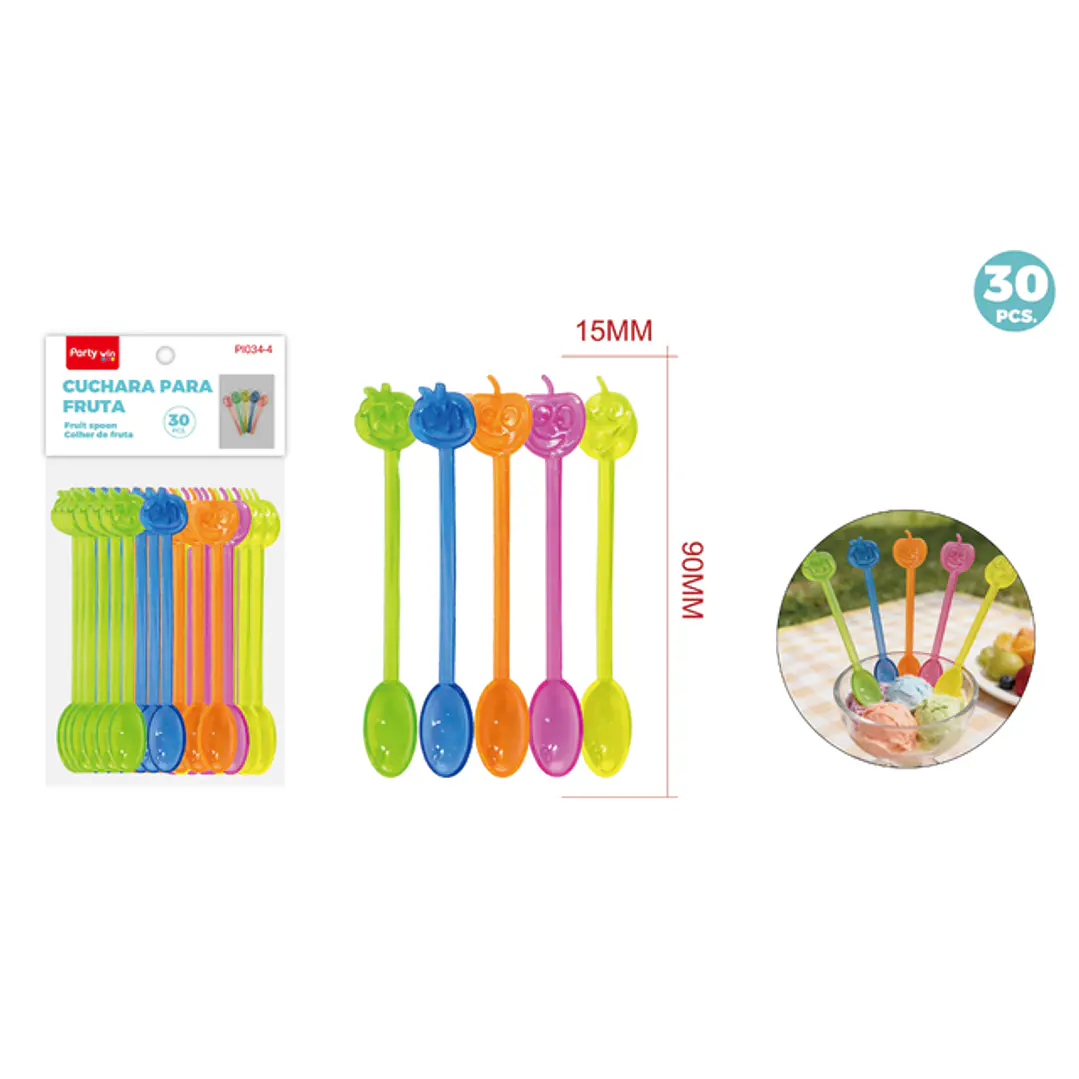 Cucharras Para Postre Surtidos 90Mm 30 Unidades 1