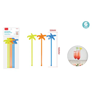 Pinzas De Coctel Cocoteros 6 Unidades