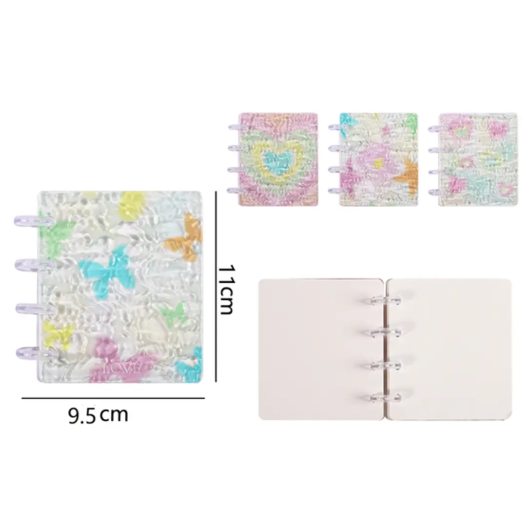 Libreta Tapa Acrica 50Hojas 11X9.5Cm 1