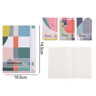 Libreta Elastico 96Hojas A6