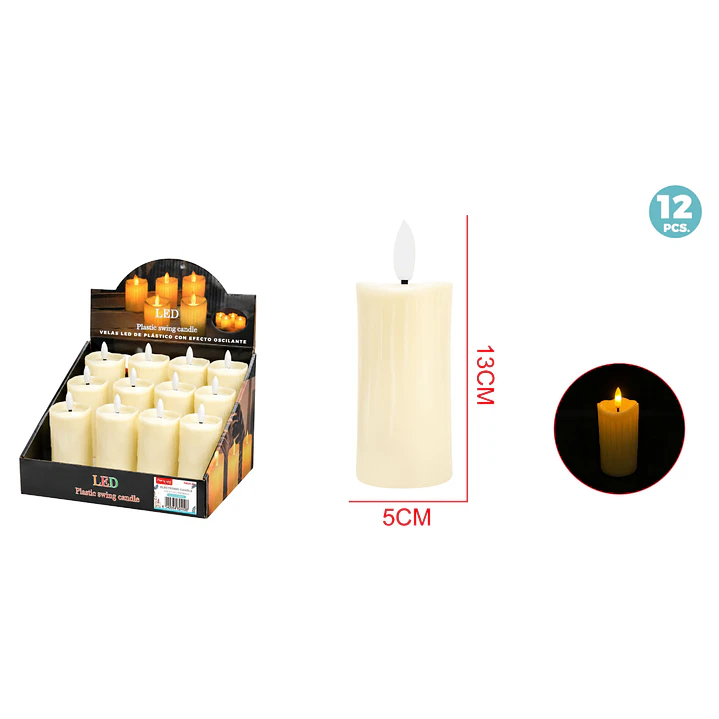 Vela Led 5X13Cm 1
