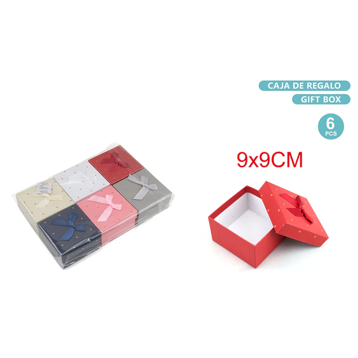 Caja De Regalos Mini 9X9Cm 1