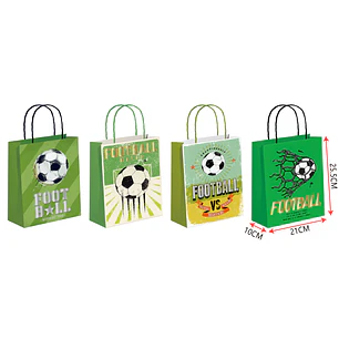 Bolsa De Regalo Futbol 25.5x21cm