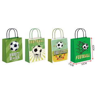Bolsa De Regalo Futbol 42x32cm