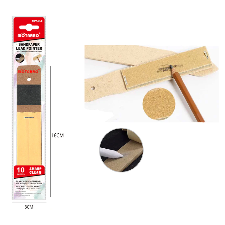 Sandpaper Lead Pointer 16X3Cm 1