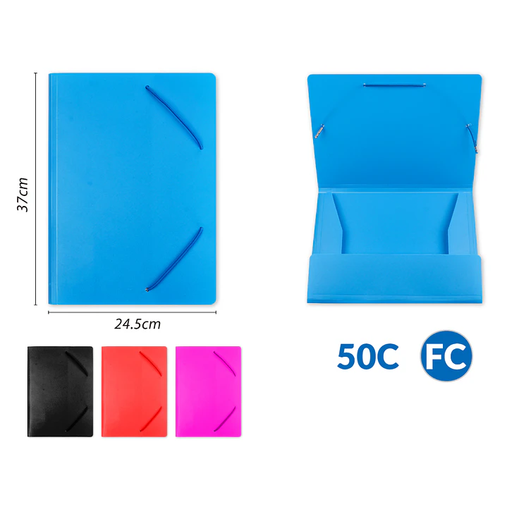 Carpeta Con Botón FC PP 37X24.5CM 1