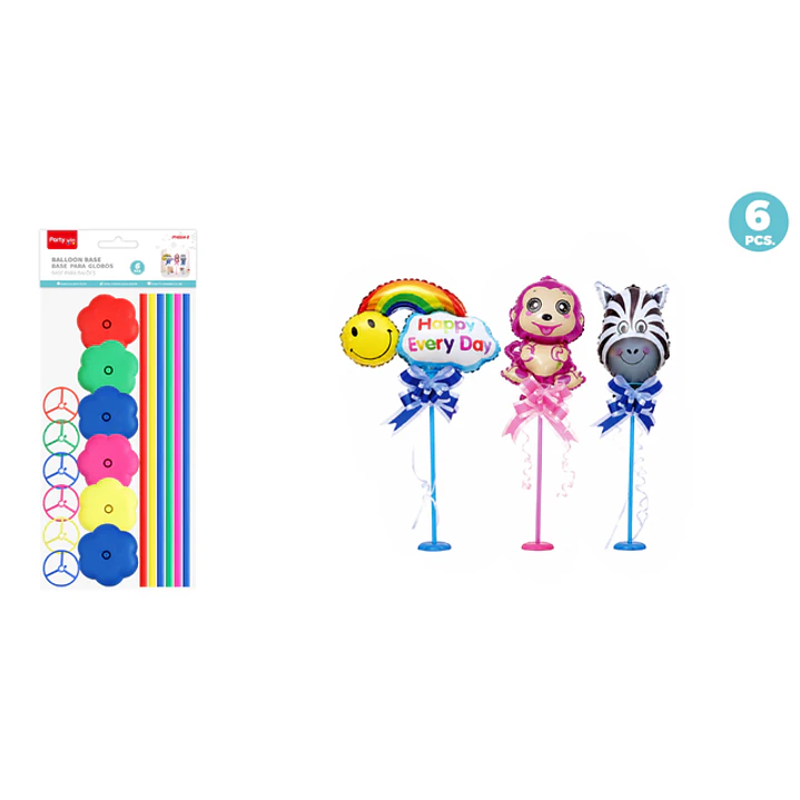Soportes De Globos Metal 6 Unidades 1