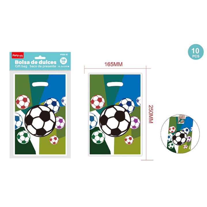 Bolsas De Dulces S Futbol 10 Unidades 1