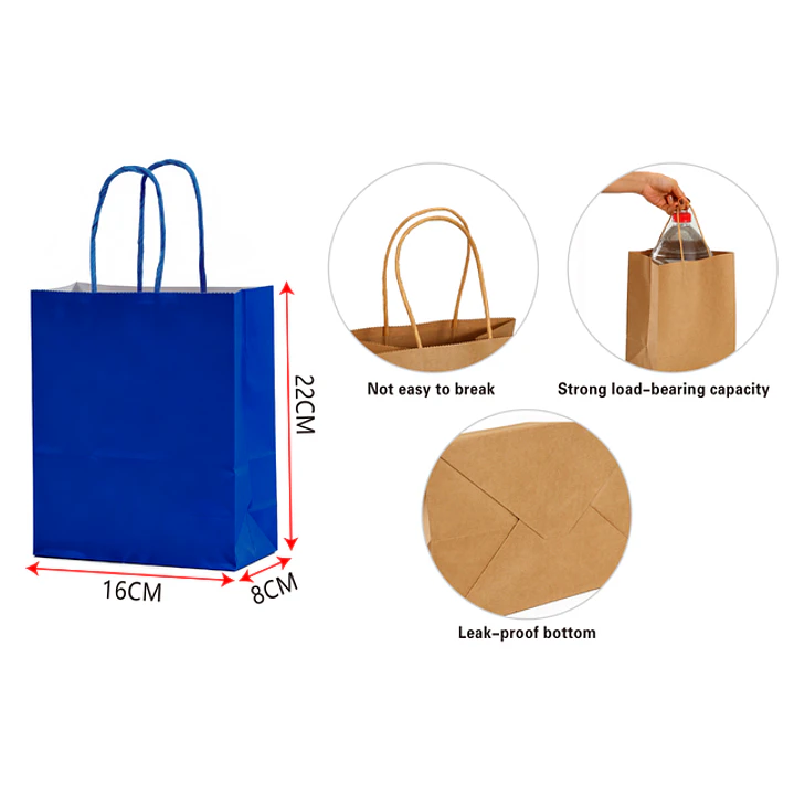 Bolsa De Papel S Azul 1
