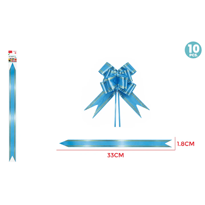 Cintas De Regalo Magica Celeste 1.8Cm 10 Unidades 1