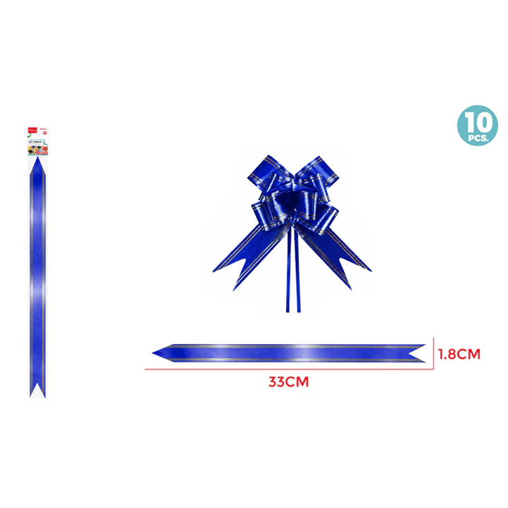Cintas De Regalo Magica Azul 1.8Cm 10 Unidades 1