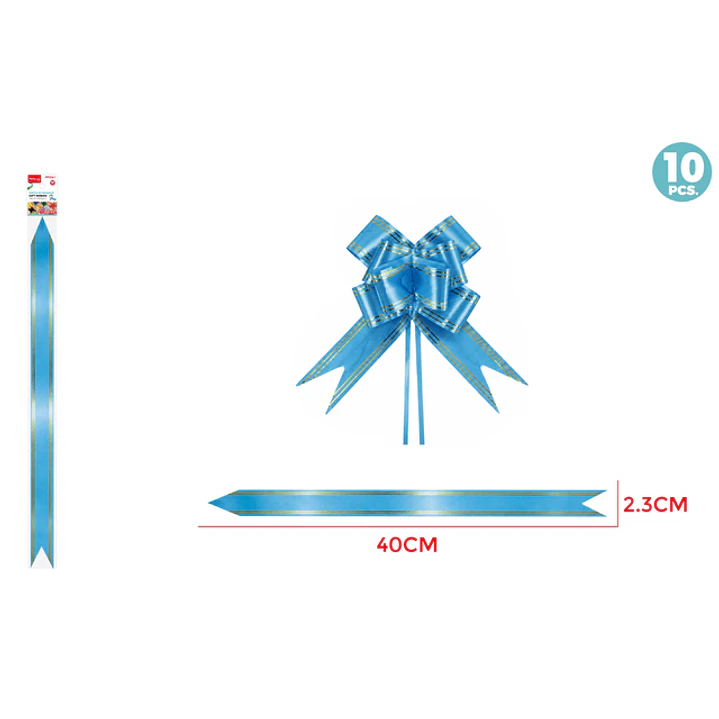 Cintas De Regalo Magica Celeste 2.3Cm 10 Unidades 1