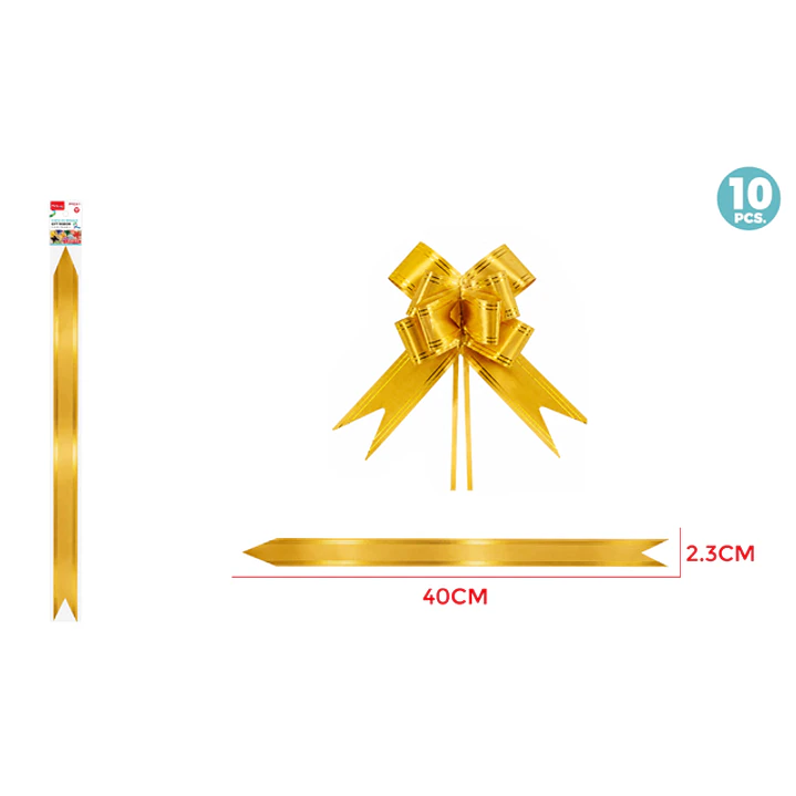Cintas De Regalo Magica Amarillo 2.3Cm 10 Unidades 1
