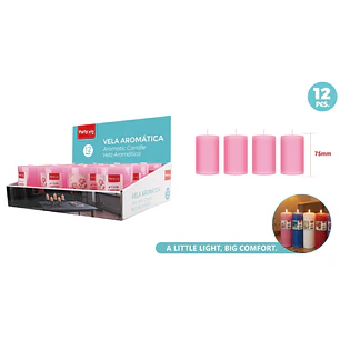 Vela Aromatica Rosado