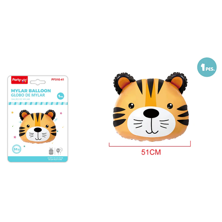 Globo Metal Tigre 51Cm 1