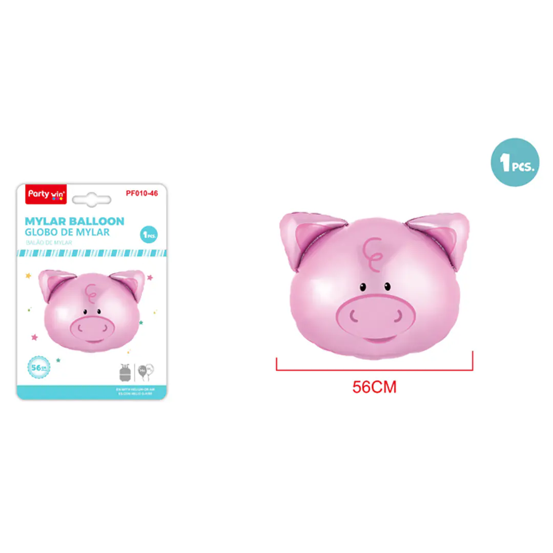 Globo Metal Chancho 56Cm 1