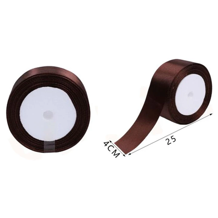 Cinta De Raso Café 4Cm 1