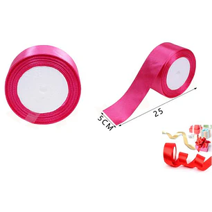 Cinta De Raso Fucsia 5Cm