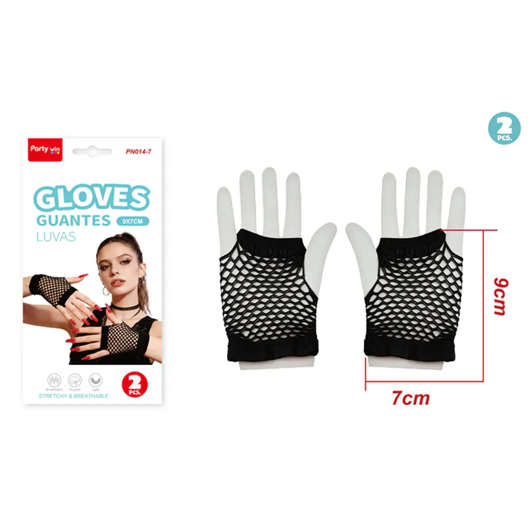 Guantes Negro 2 Unidades 1