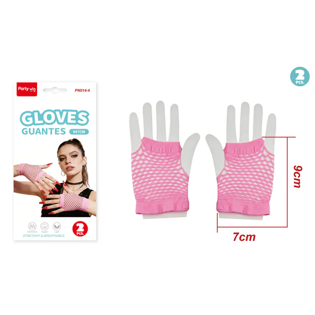 Guantes Rosado 2 Unidades 1