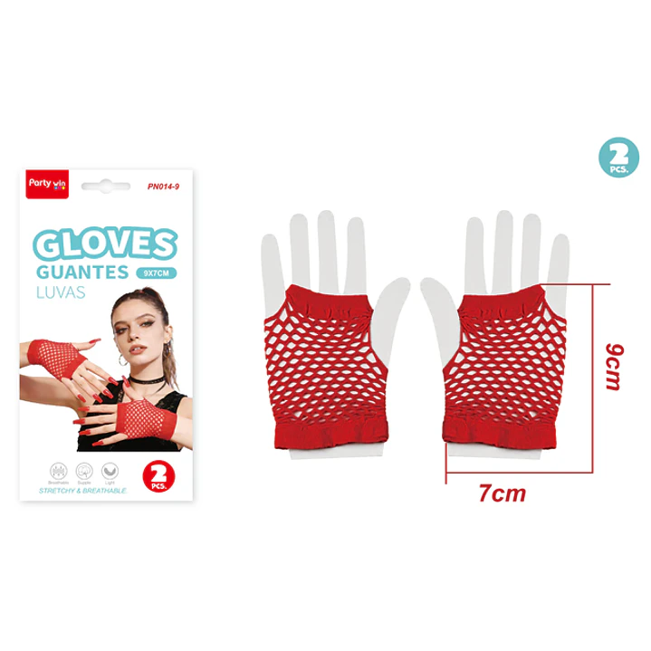 Guantes Rojo 2 Unidades 1
