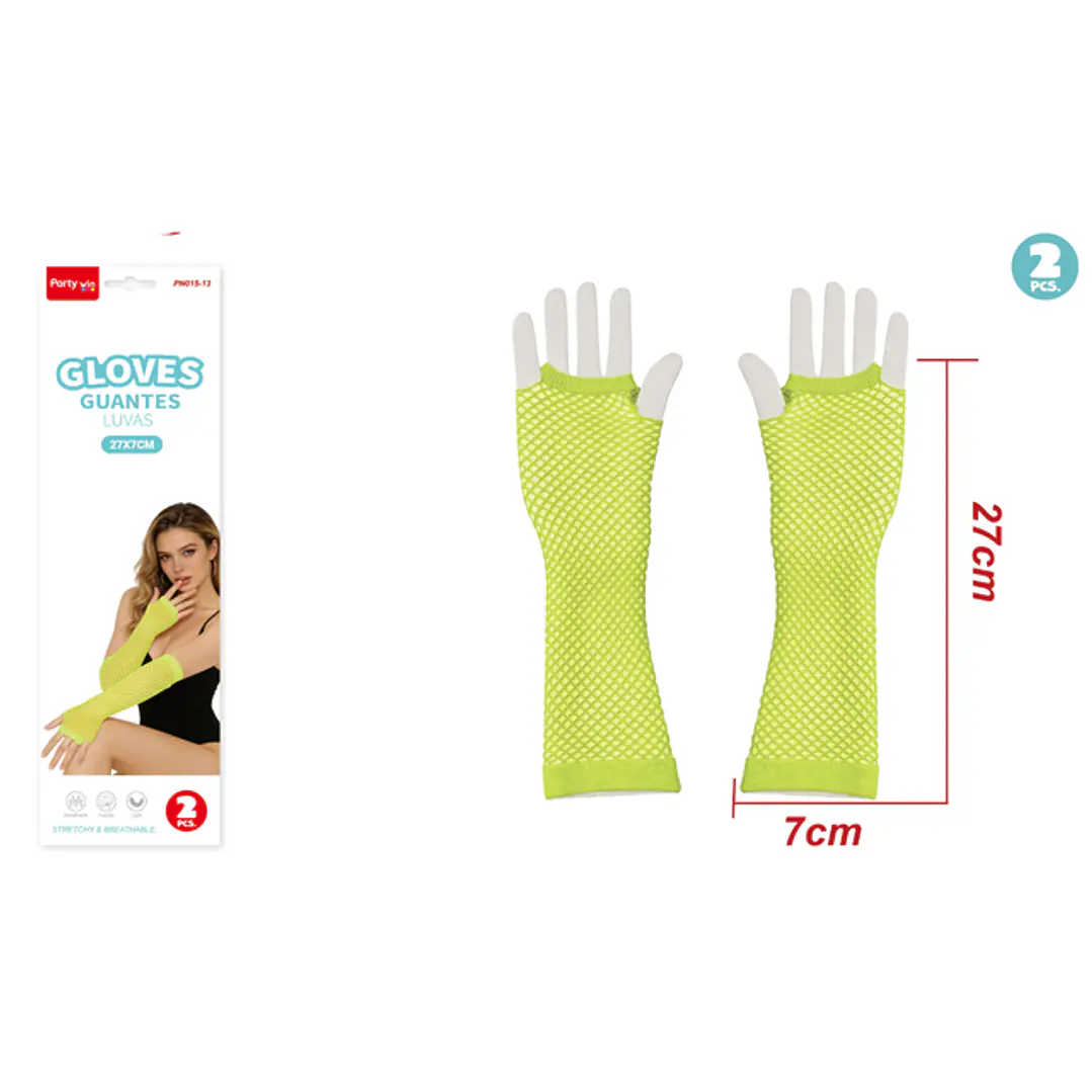 Guantes Largo Amarillo 2 Unidades 1