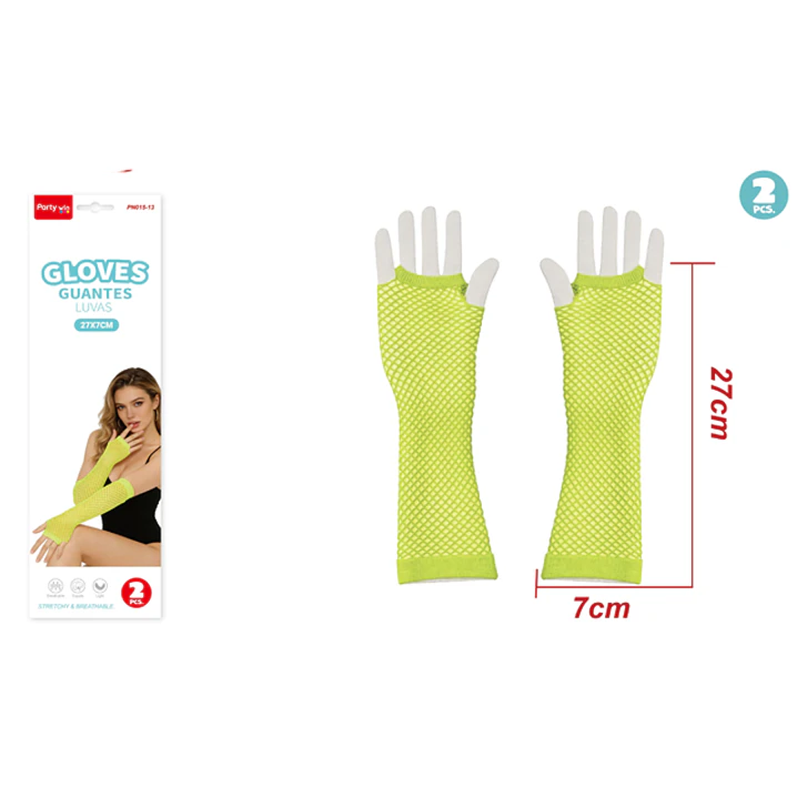Guantes Largo Amarillo 2 Unidades 1
