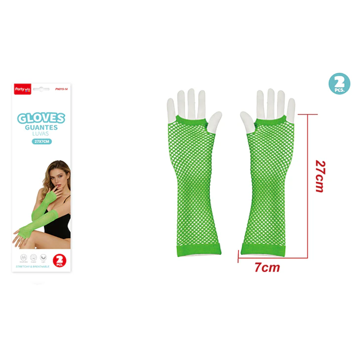 Guantes Largo Verde 2 Unidades 1