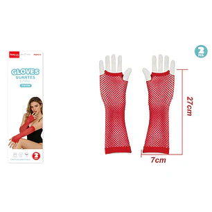 Guantes Largo Rojo 2 Unidades