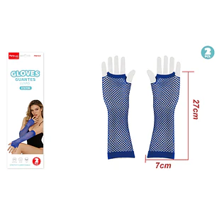 Guantes Largo Azul 2 Unidades