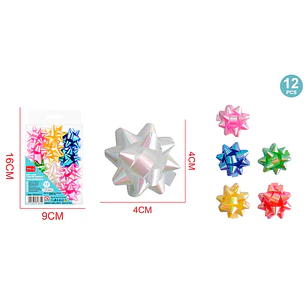 Lazo De Regalo Nacarado 4Cm 12 Unidades