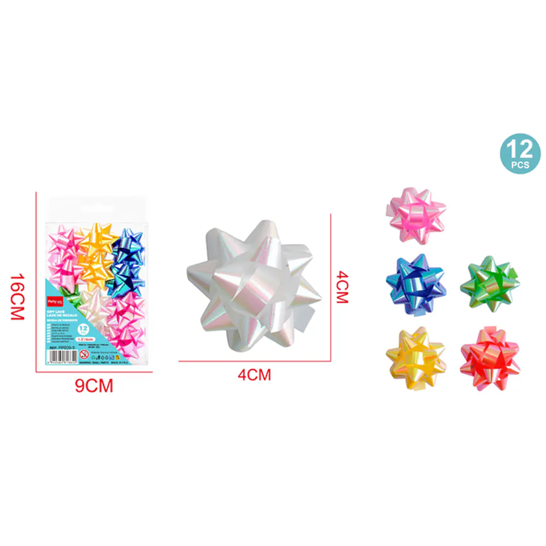 Lazo De Regalo Nacarado 4Cm 12 Unidades 1