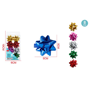 Lazo De Regalo Tornasol 5Cm 8 Unidades