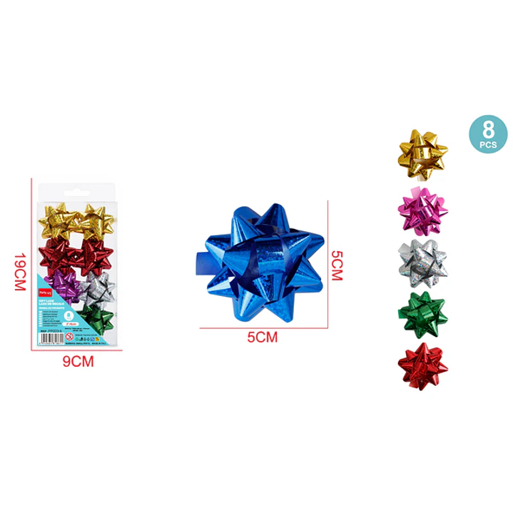 Lazo De Regalo Tornasol 5Cm 8 Unidades 1