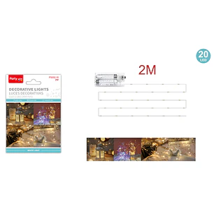 Luces Decorativa Blanco 2M