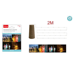 Luces Decorativa Colores 2M