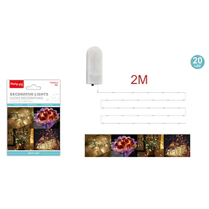 Luces Decorativa Blanco 2M