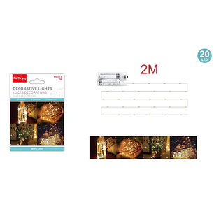 Luces Decorativa Amarillo 2M