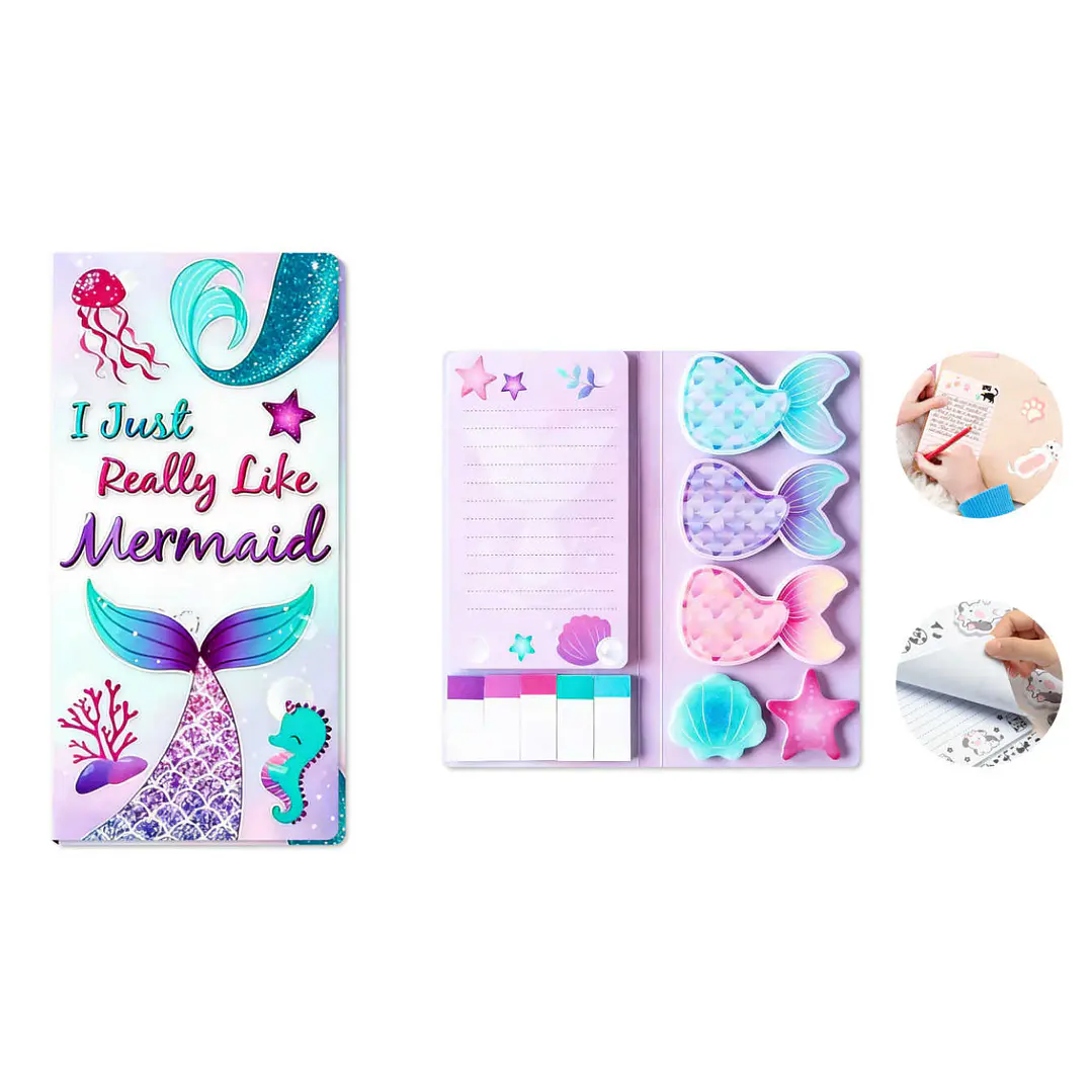 Set De Notas Adhesivas 30Hojas Sirena 1