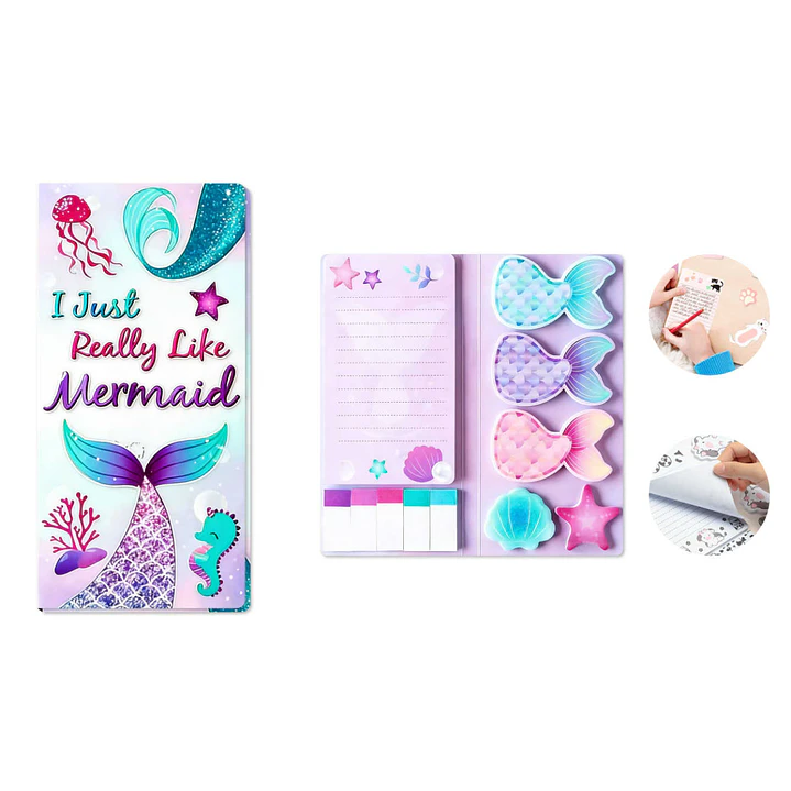 Set De Notas Adhesivas 30Hojas Sirena 1