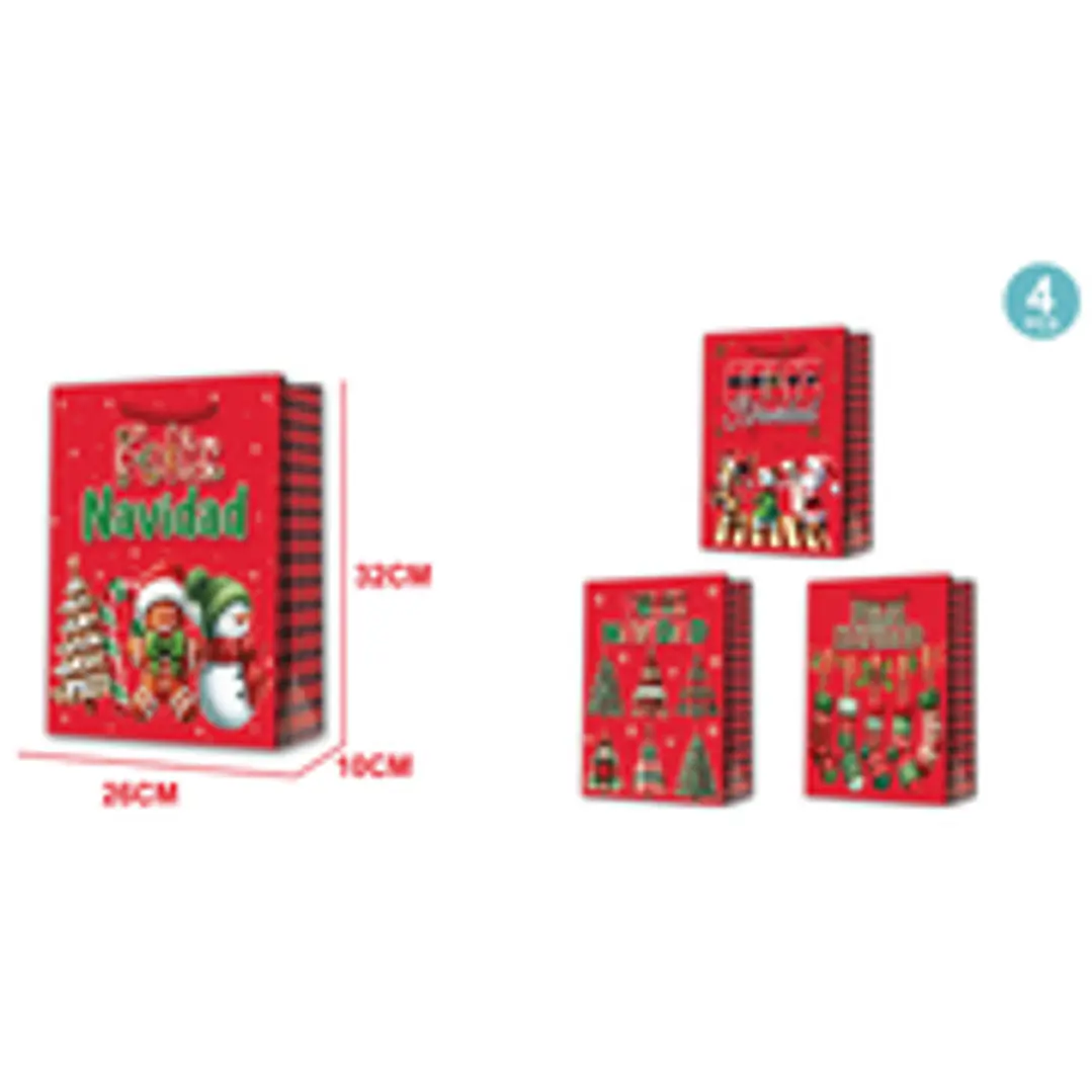Bolsa De Regalo Navidad M 1