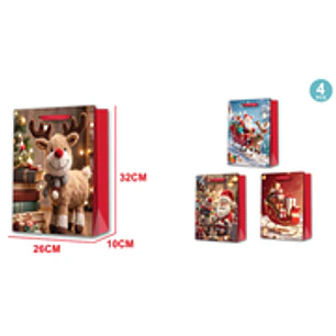 Bolsa De Regalo Navidad M