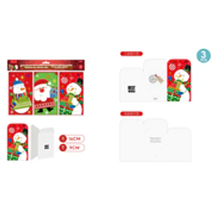 Tarjetas Navidad 3 Unidades